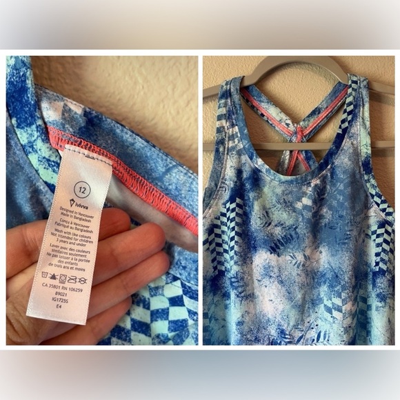 Ivivva Lululemon BUNDLE of Three Athletic Activewear Tank Tops Size 12 - Picture 4 of 7